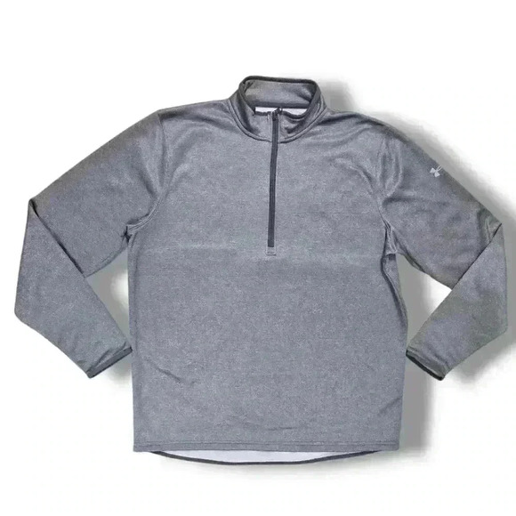 UNDER ARMOUR HALF ZIP PULLOVER FLEECE - Picture 1 of 6